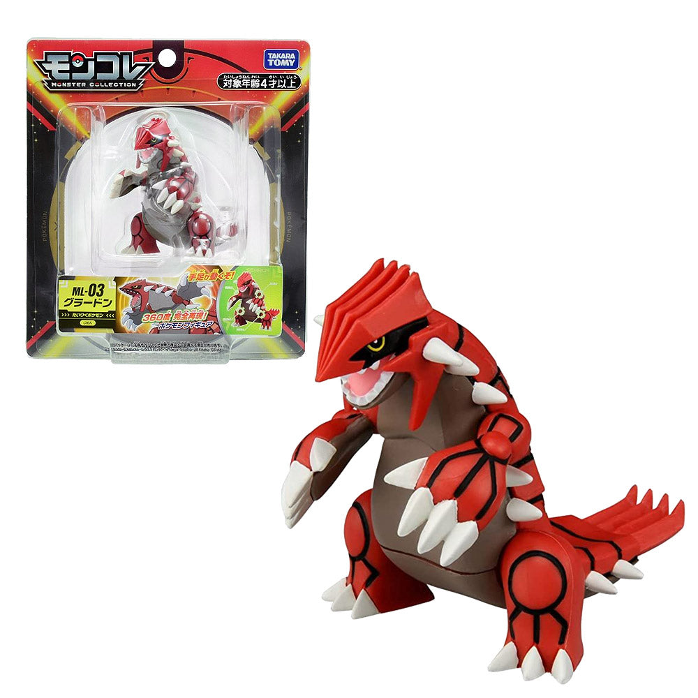 POKEMON MONCOLLE GROUDON ML-03 | TAKARA TOMY POKEMON MONCOLLE GROUDON ML-03 | TAKARA TOMY